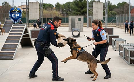 Actuacions policials amb gossos