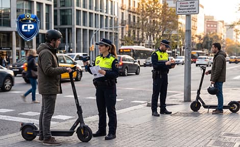 Actuació policial operativa davant la circulació de vehicles de mobilitat personal (VMP)